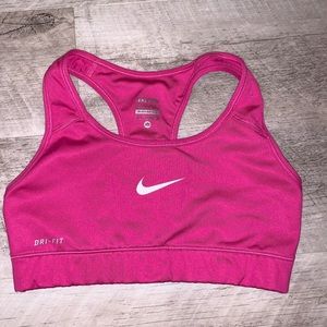 Pink Nike Sports Bra
